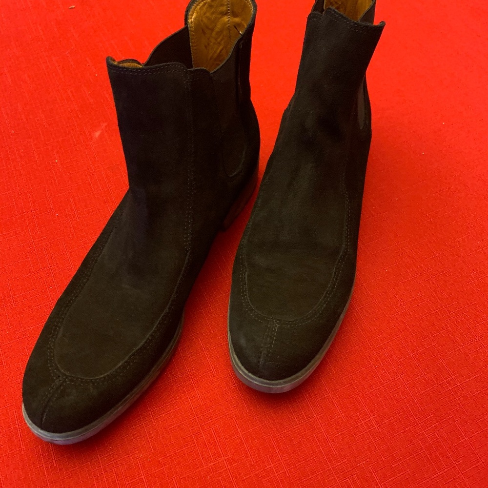 Suede booties
